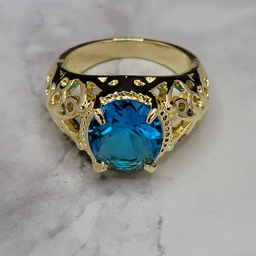 Ring simulated stone